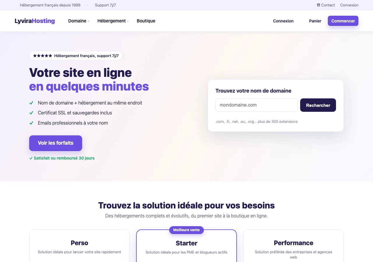 Hébergement WordPress
