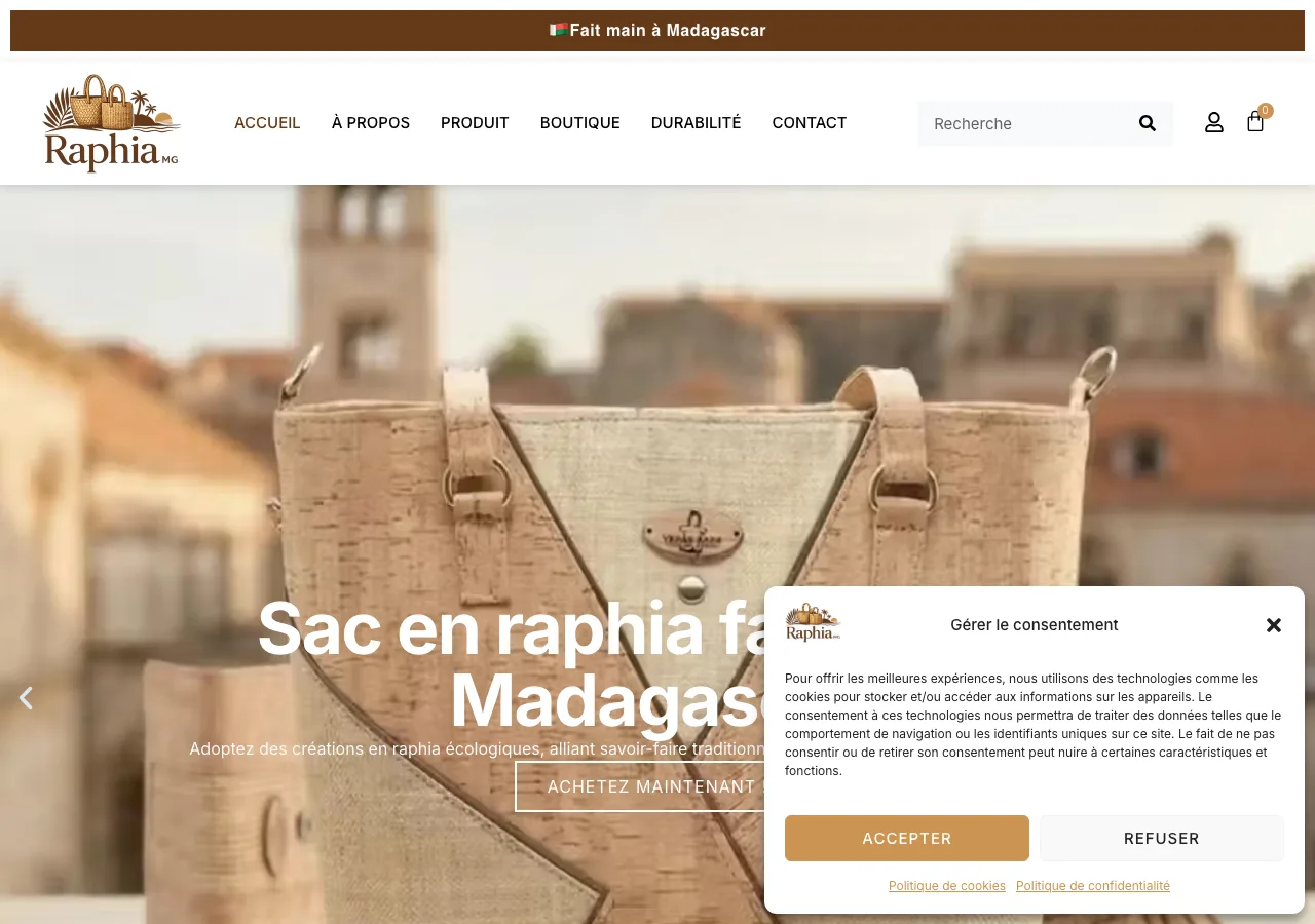 E-commerce — Artisanat